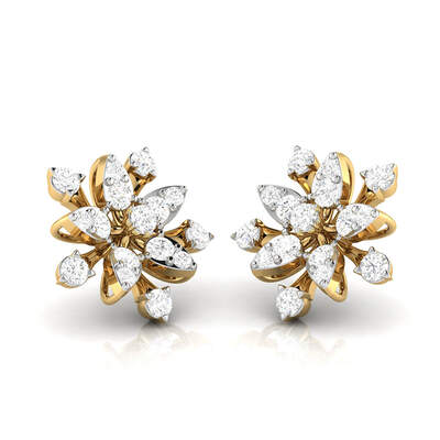 diamond earrings below 20000